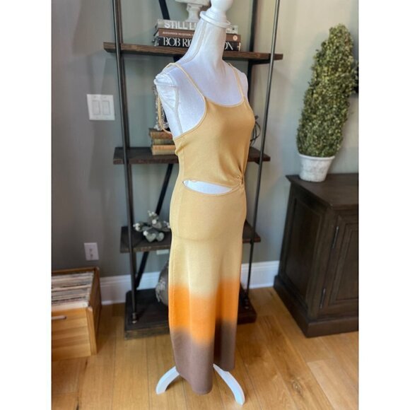 Sandro Aja Dress Orange Womens Size FR 38 US - Picture 7 of 16